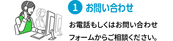 1.お問い合わせ